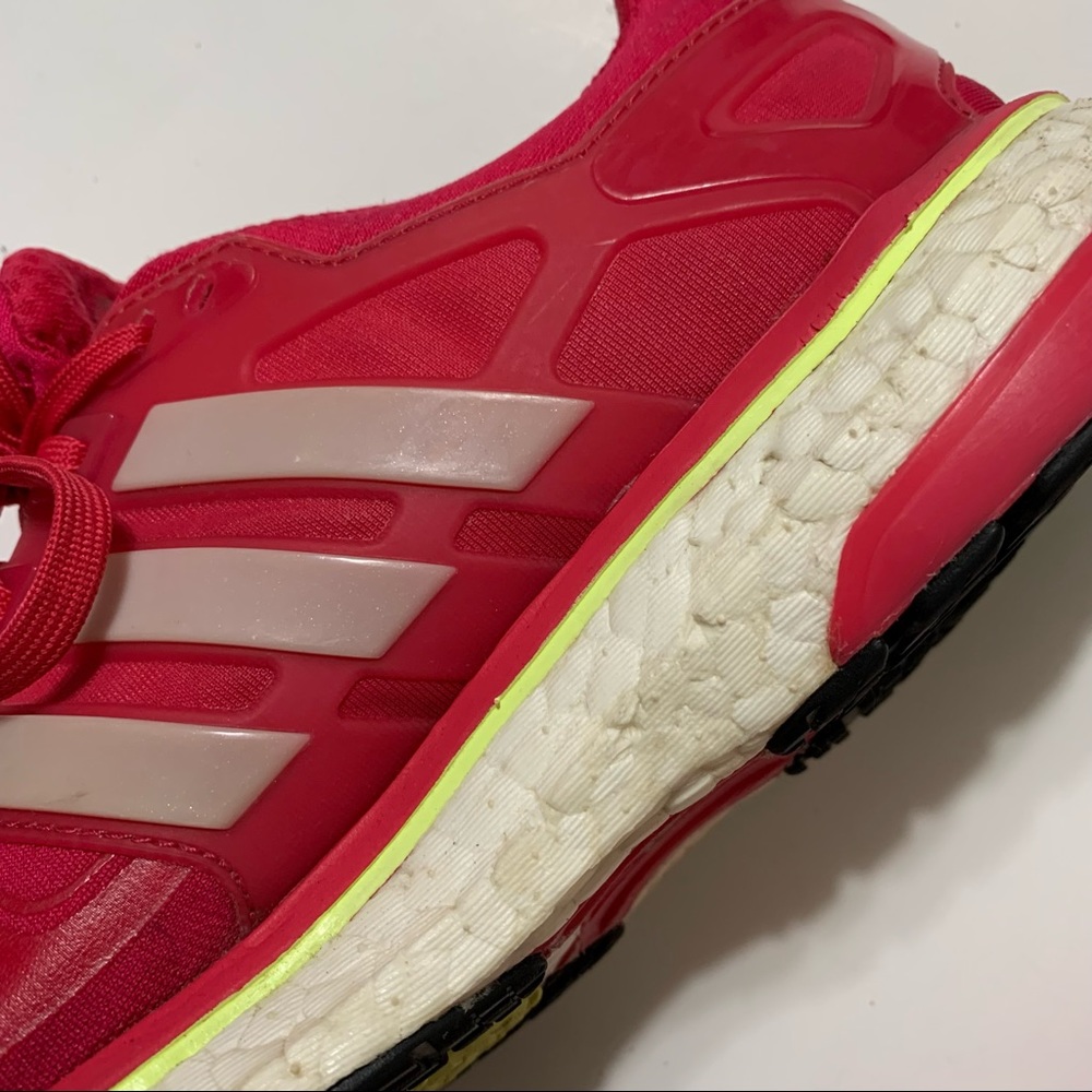 Adidas Womens Energy Boost Pink Running Shoes Sneakers Size 8 F32257 - Picture 10 of 12